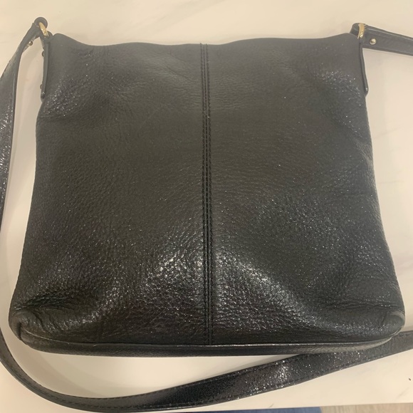 KATE SPADE ♠️ Metallic Jan Darien Have Courage Crossbody In Black Shimmer - Picture 10 of 10